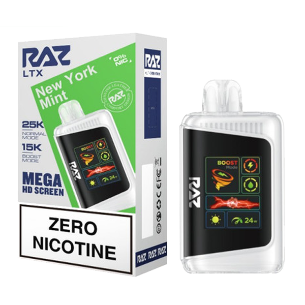 RAZ LTX 25K 0% Nicotine Disposable (Display Box of 5)