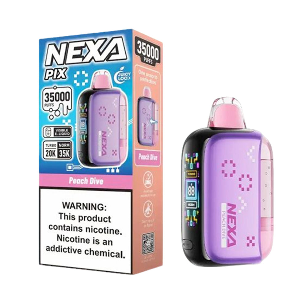 NEXA PIX 35k disposable vape pods 5% (display box of 5)