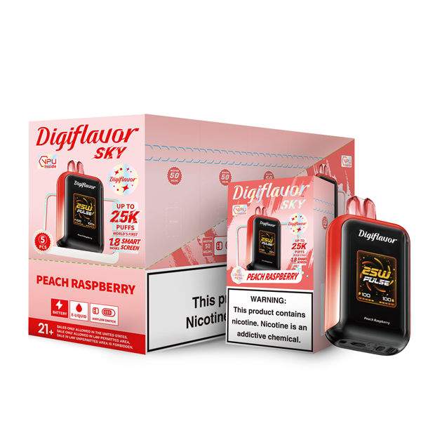 GEEK BAR Digiflavor SKY 25K Disposable （Display Box of 5）