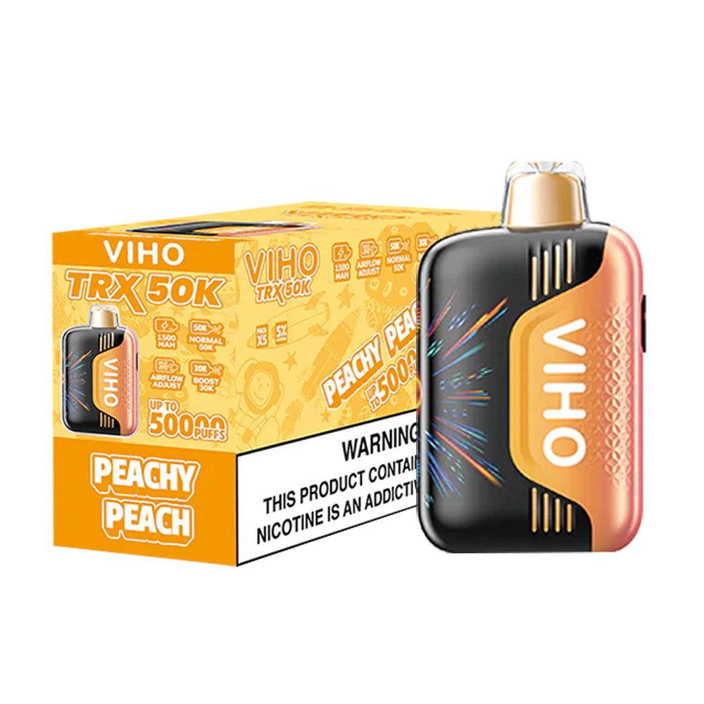 VIHO TRX 50K Disposable Vape Pods 5%（display box of 5）