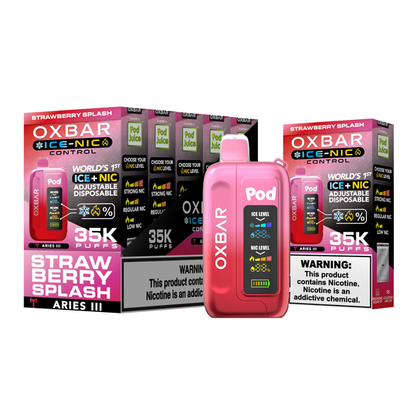OXBAR BAR ICE-NIC 35K Control Disposable (Display Box of 5)