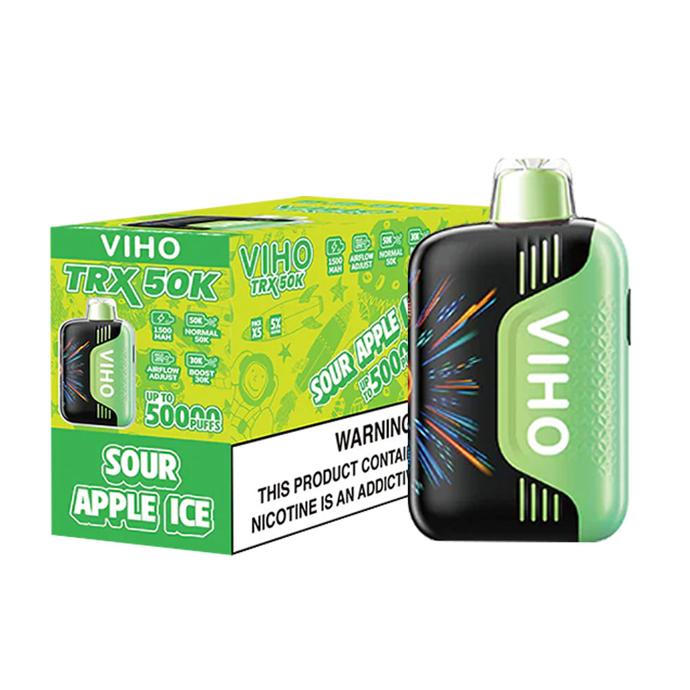 VIHO TRX 50K Disposable Vape Pods 5%（display box of 5）