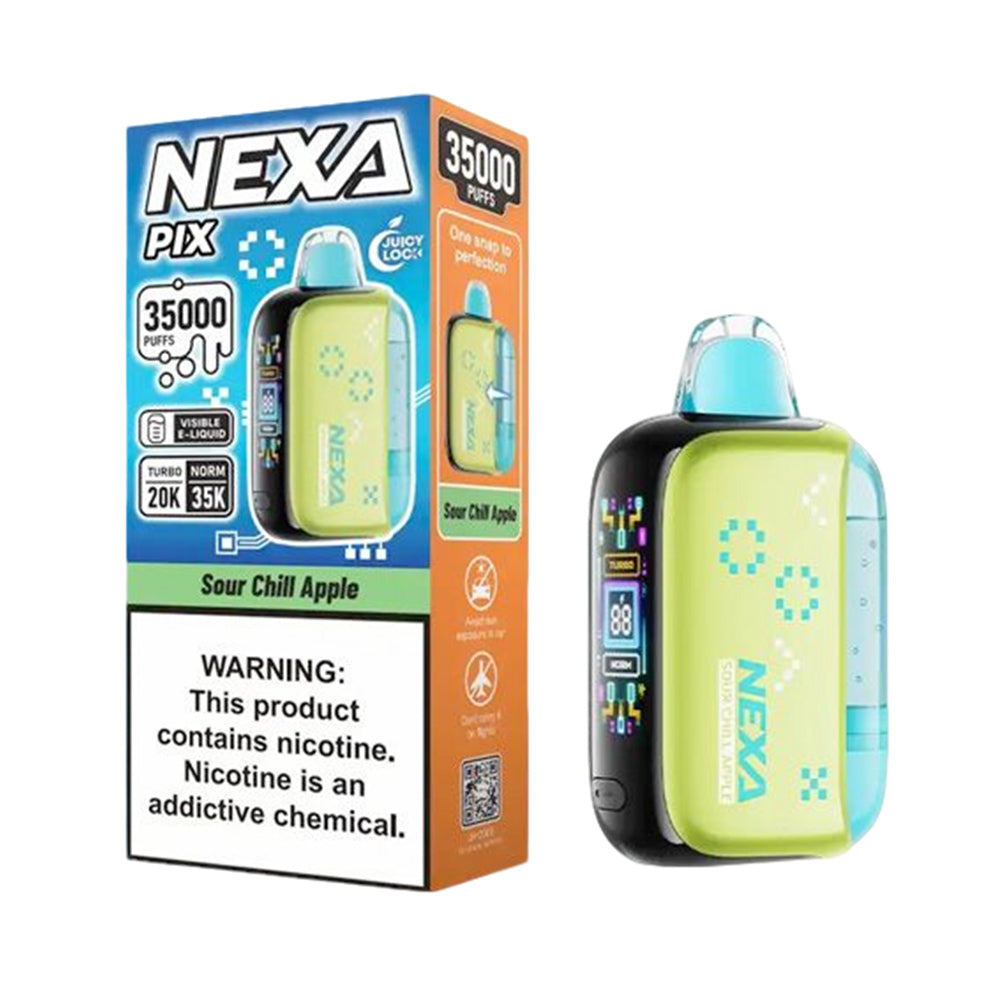 NEXA PIX 35k disposable vape pods 5% (display box of 5)