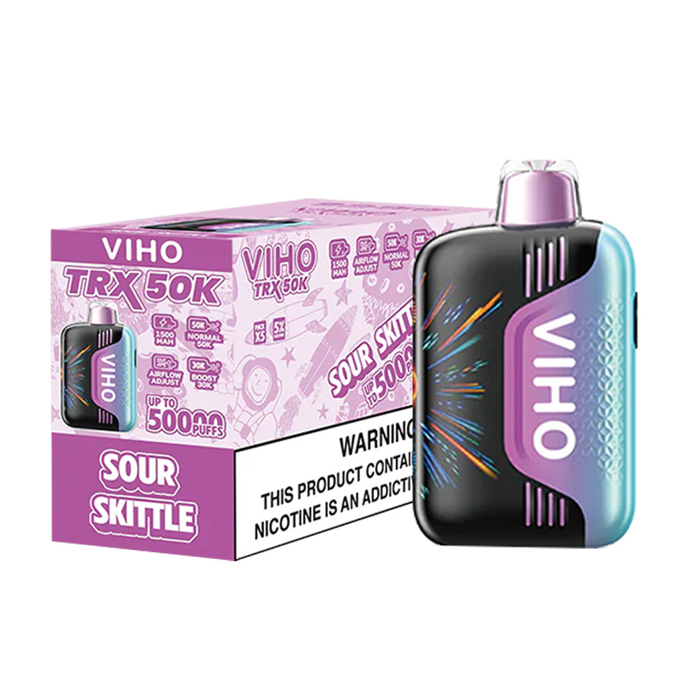 VIHO TRX 50K Disposable Vape Pods 5%（display box of 5）