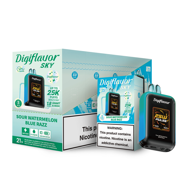 GEEK BAR Digiflavor SKY 25K Disposable （Display Box of 5）