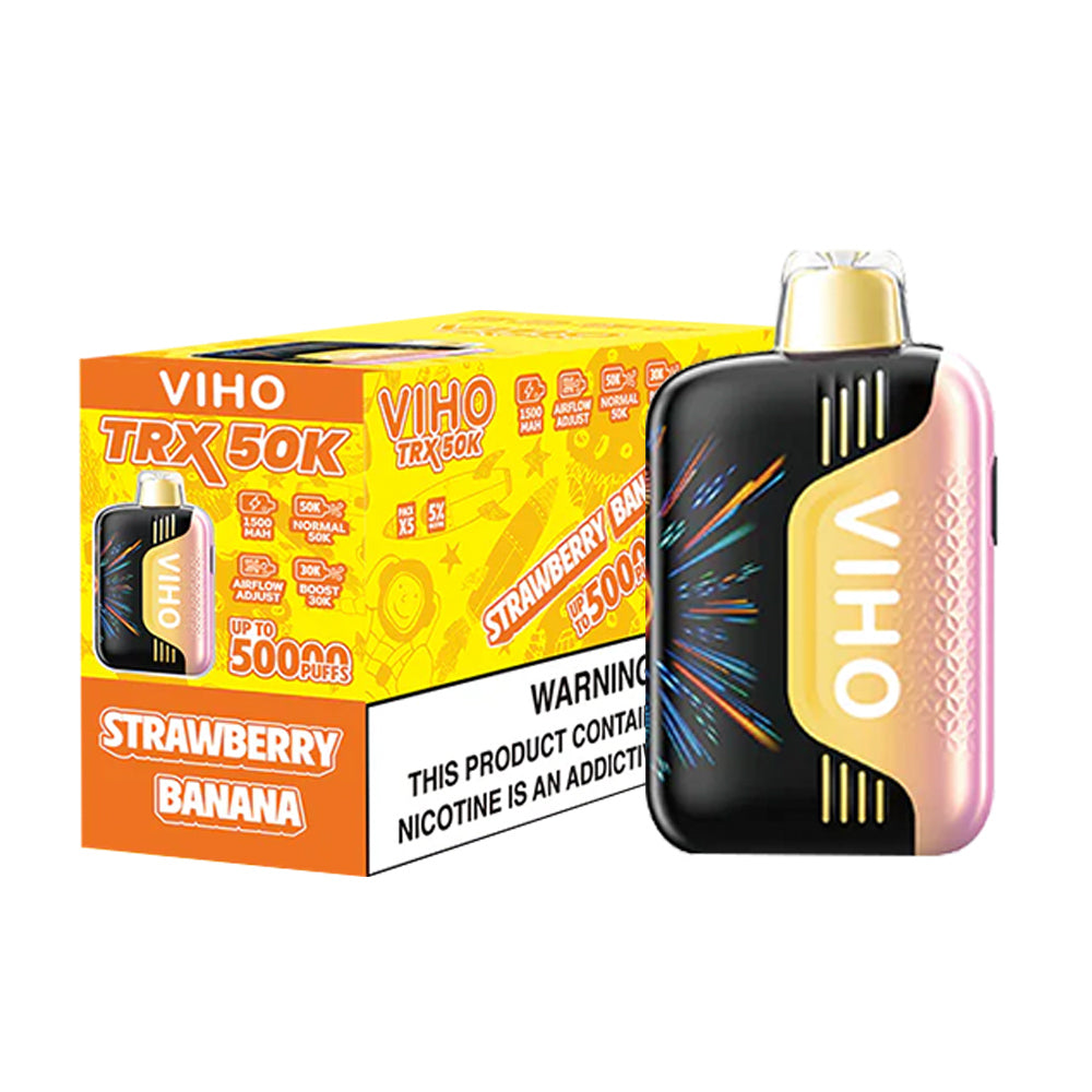 VIHO TRX 50K Disposable Vape Pods 5%（display box of 5）