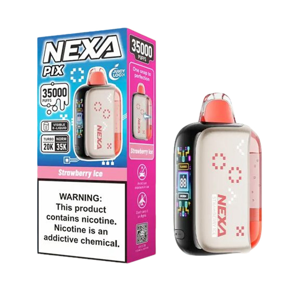 NEXA PIX 35k disposable vape pods 5% (display box of 5)