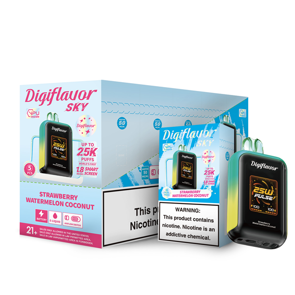 GEEK BAR Digiflavor SKY 25K Disposable （Display Box of 5）