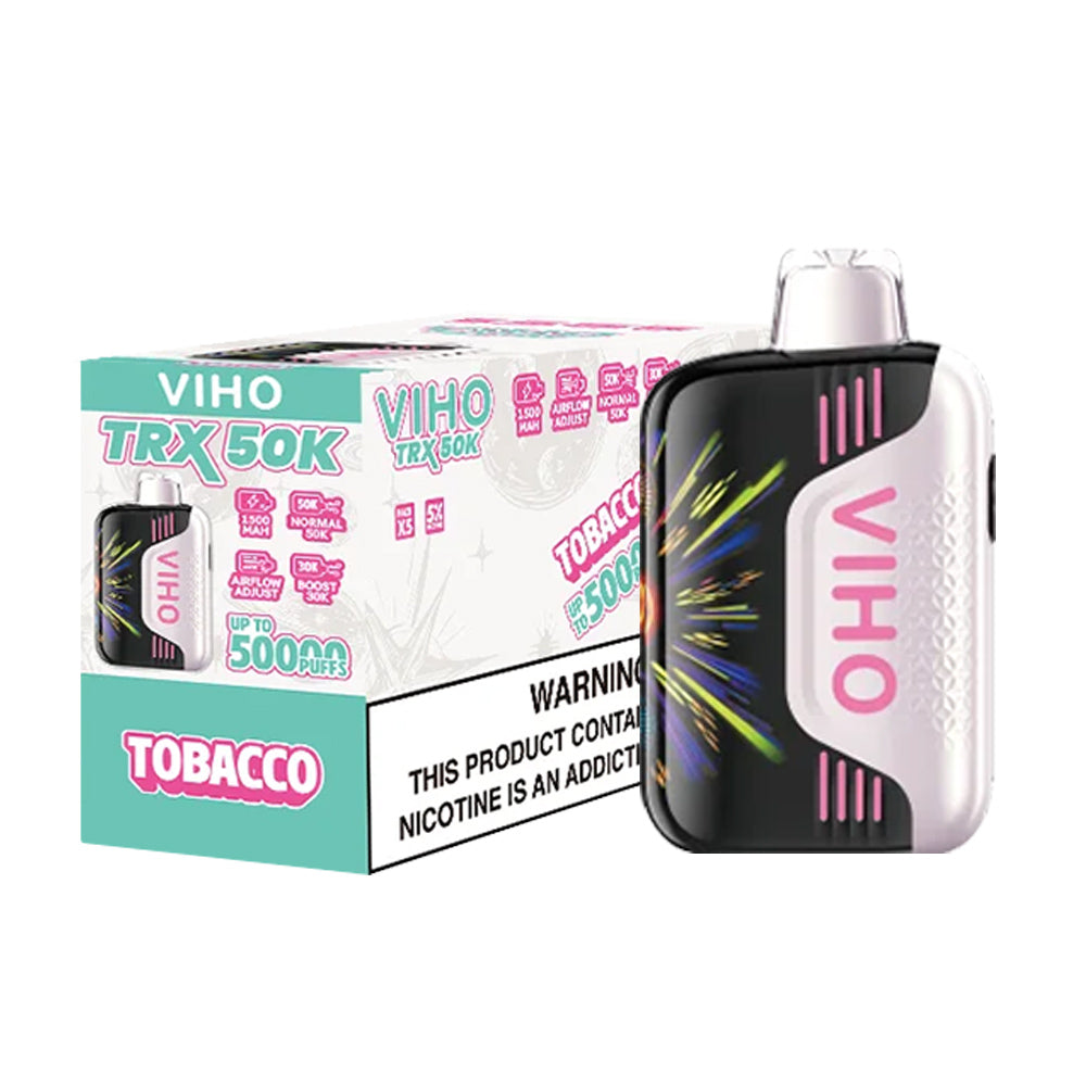 VIHO TRX 50K Disposable Vape Pods 5%（display box of 5）