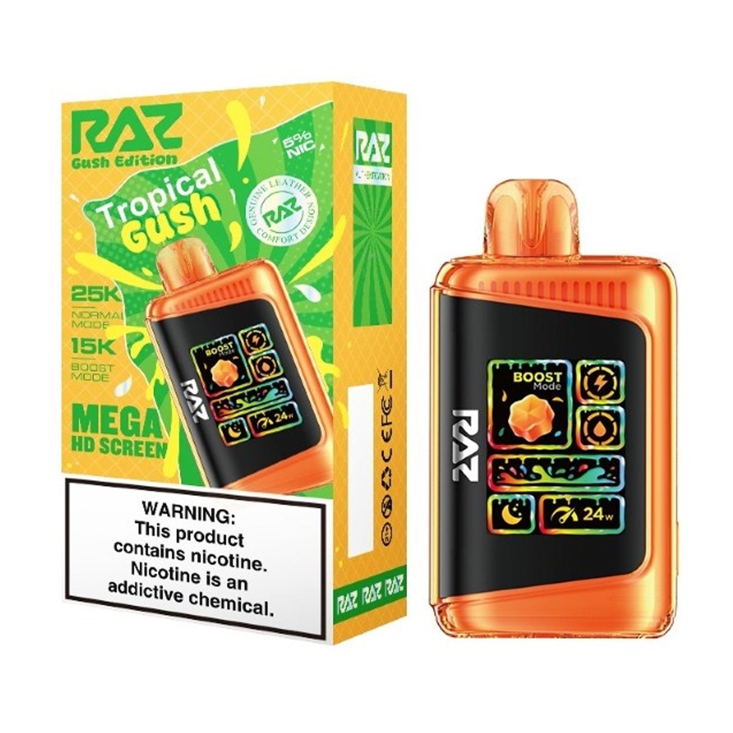 RAZ LTX 25K Gush Edition Disposable 5% (Display Box of 5)