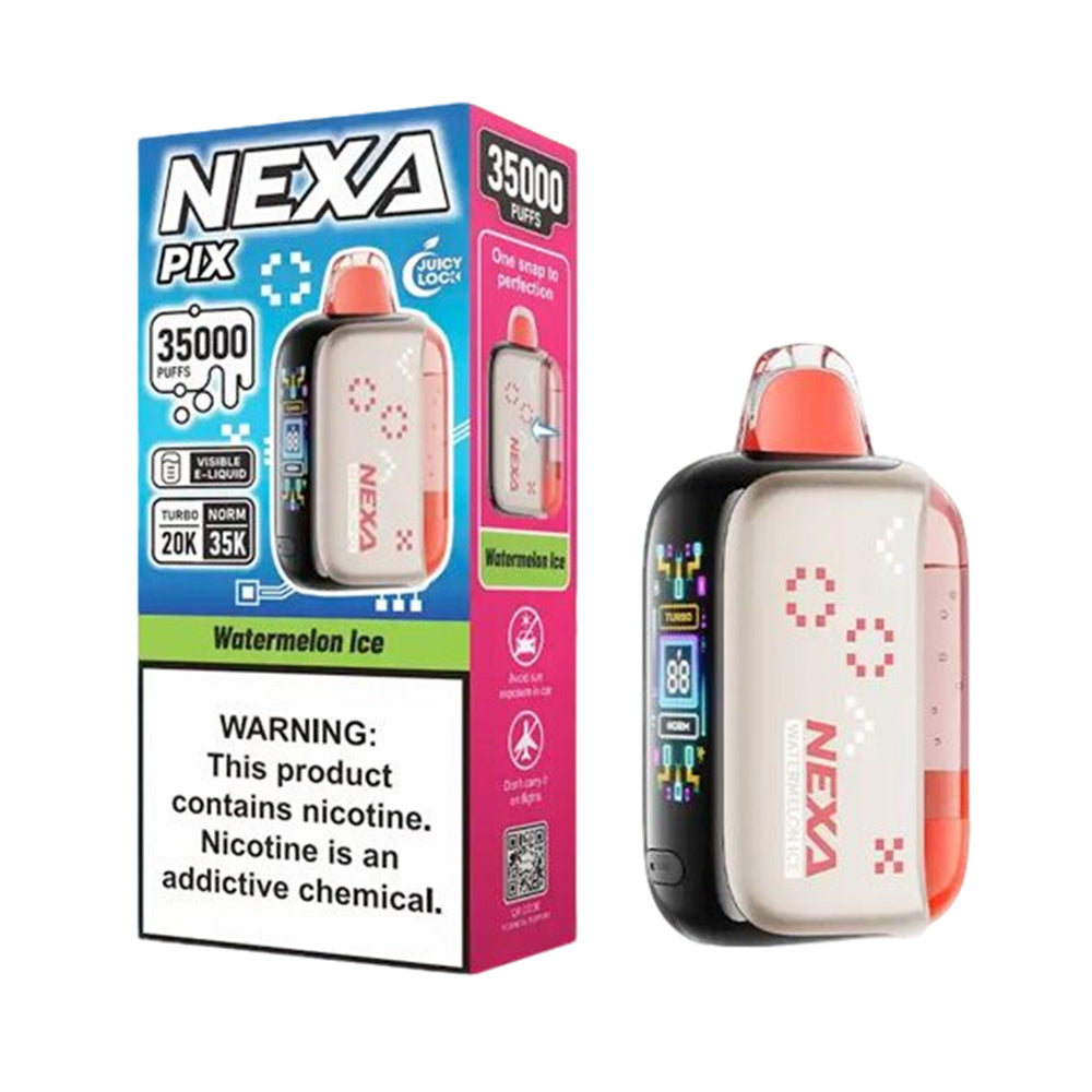 NEXA PIX 35k disposable vape pods 5% (display box of 5)