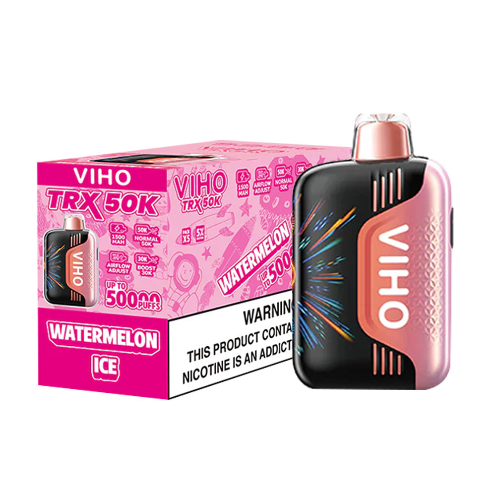 VIHO TRX 50K Disposable Vape Pods 5%（display box of 5）
