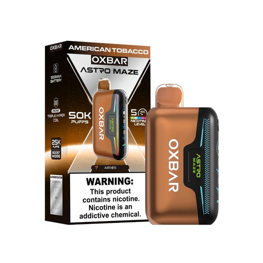 Oxbar Astro Maze 50K Disposable 5% (Display Box of 5)