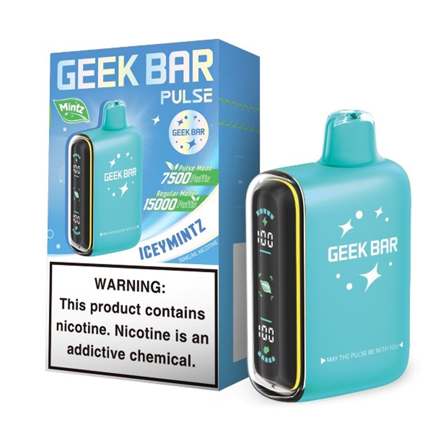 GEEK BAR Pulse 15K Disposable Mint Edition (Display box of 5)